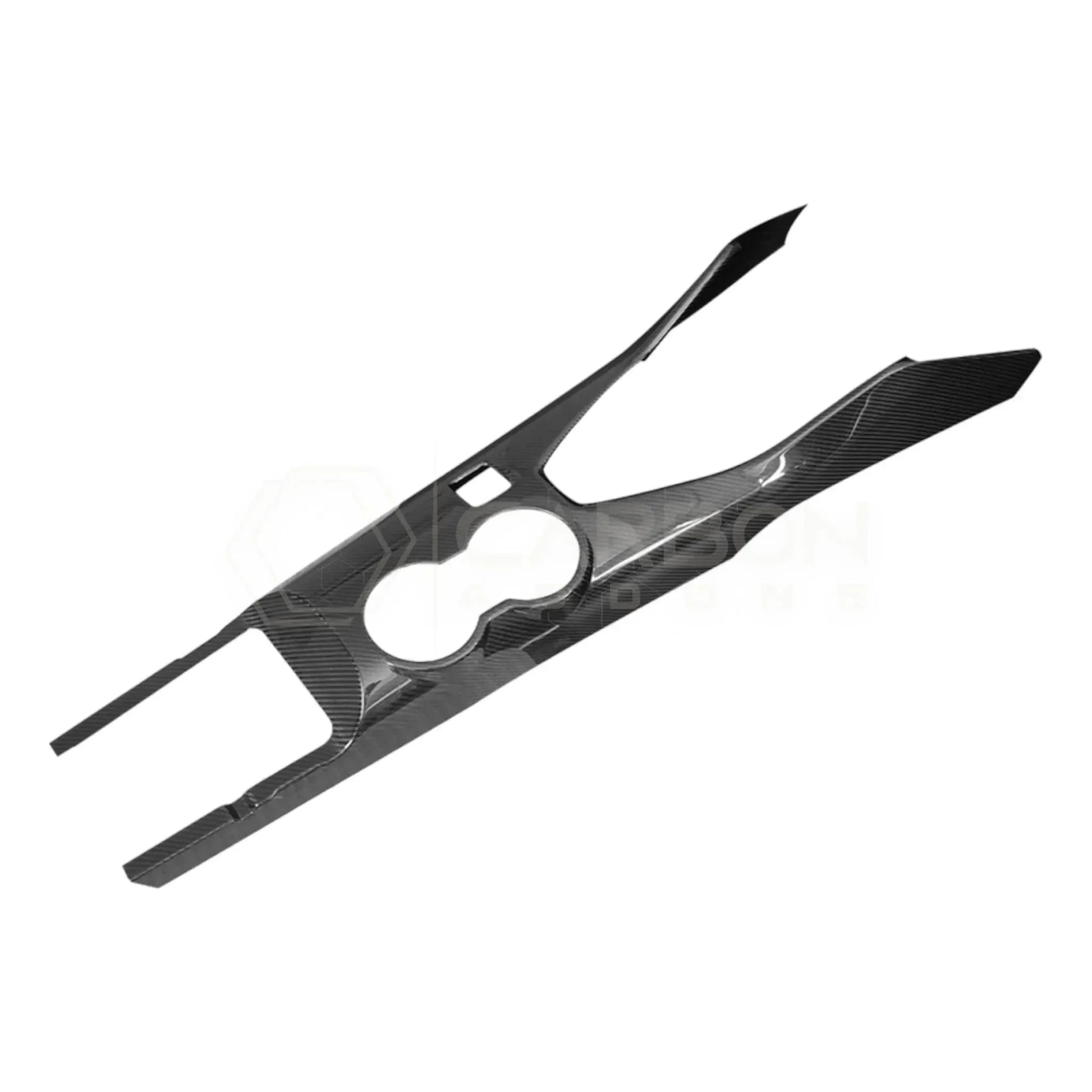 Real Carbon Fiber Center Console Trim Cover for 2024+ Ford Mustang