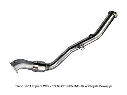 Tsudo 08-12 Impreza WRX / STI Wagon S2 JDM Catback + Hi-Flow Catalytic Downpipe Exhaust