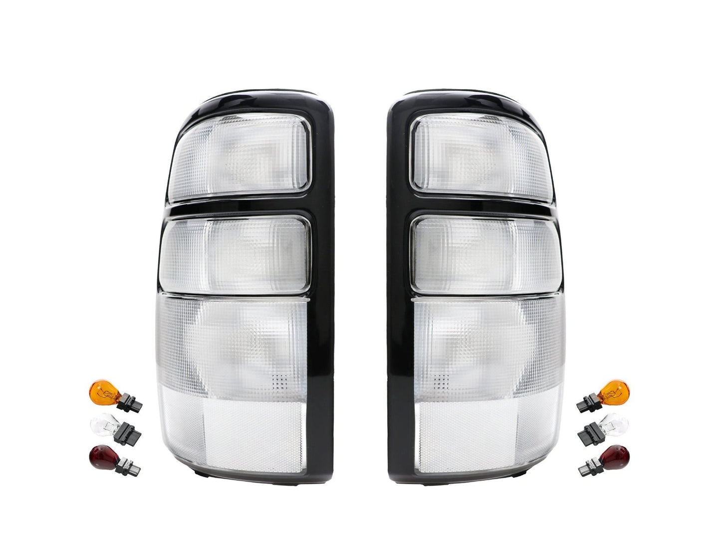 2000-2006 Gmc Yukon Xl Denali 20002006 Chevrolet Suburban Tahoe Clear Euro Style Tail Lights Made By Dpeo