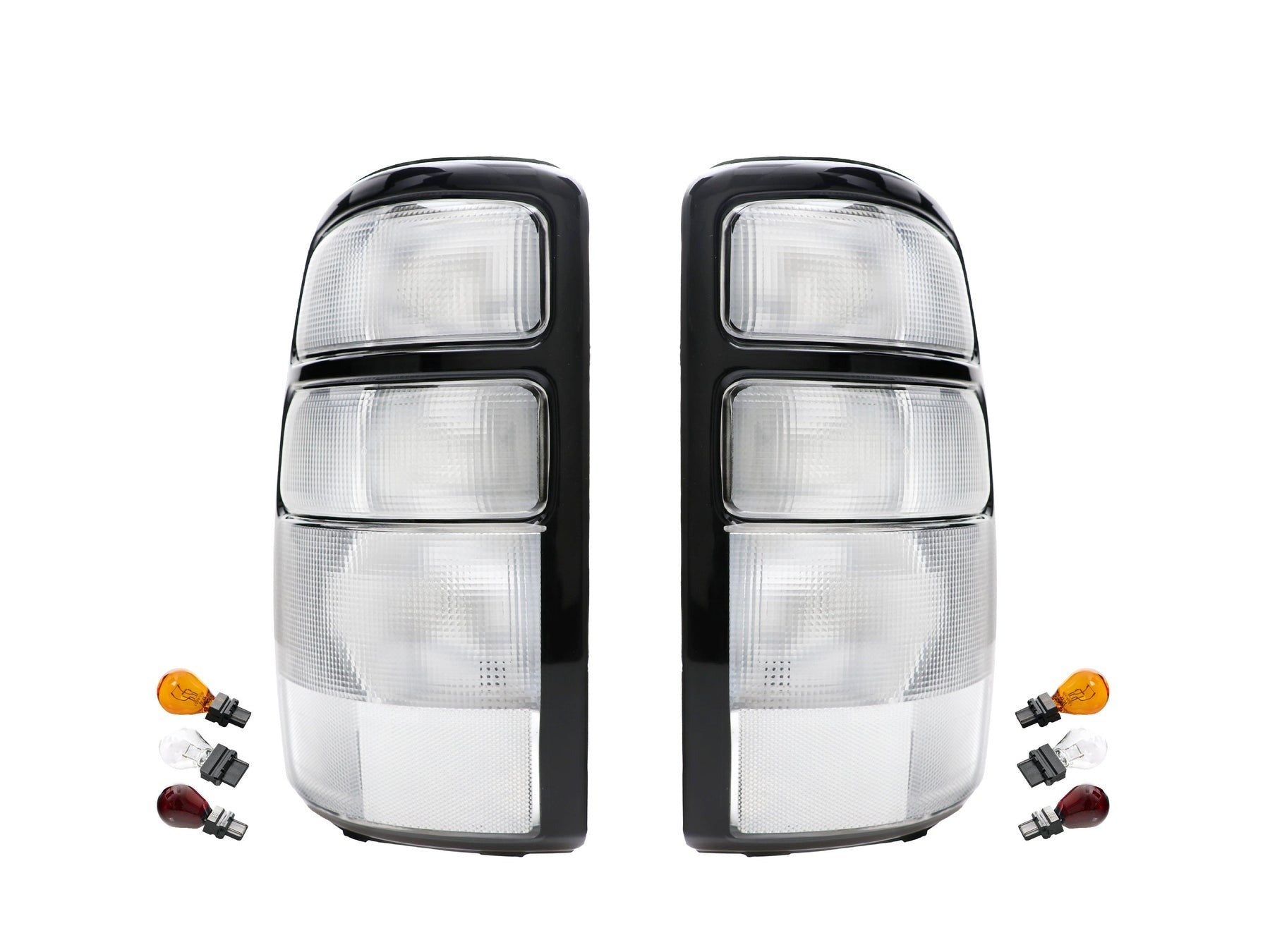 2000-2006 Gmc Yukon Xl Denali 20002006 Chevrolet Suburban Tahoe Clear Euro Style Tail Lights Made By Dpeo