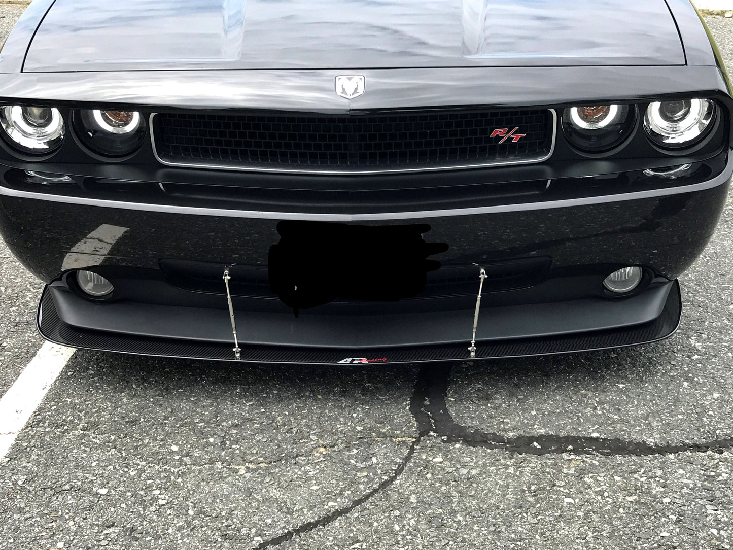 Dodge Challenger RT/ SXT Carbon Fiber Front Wind Splitter 2008 - 2010
