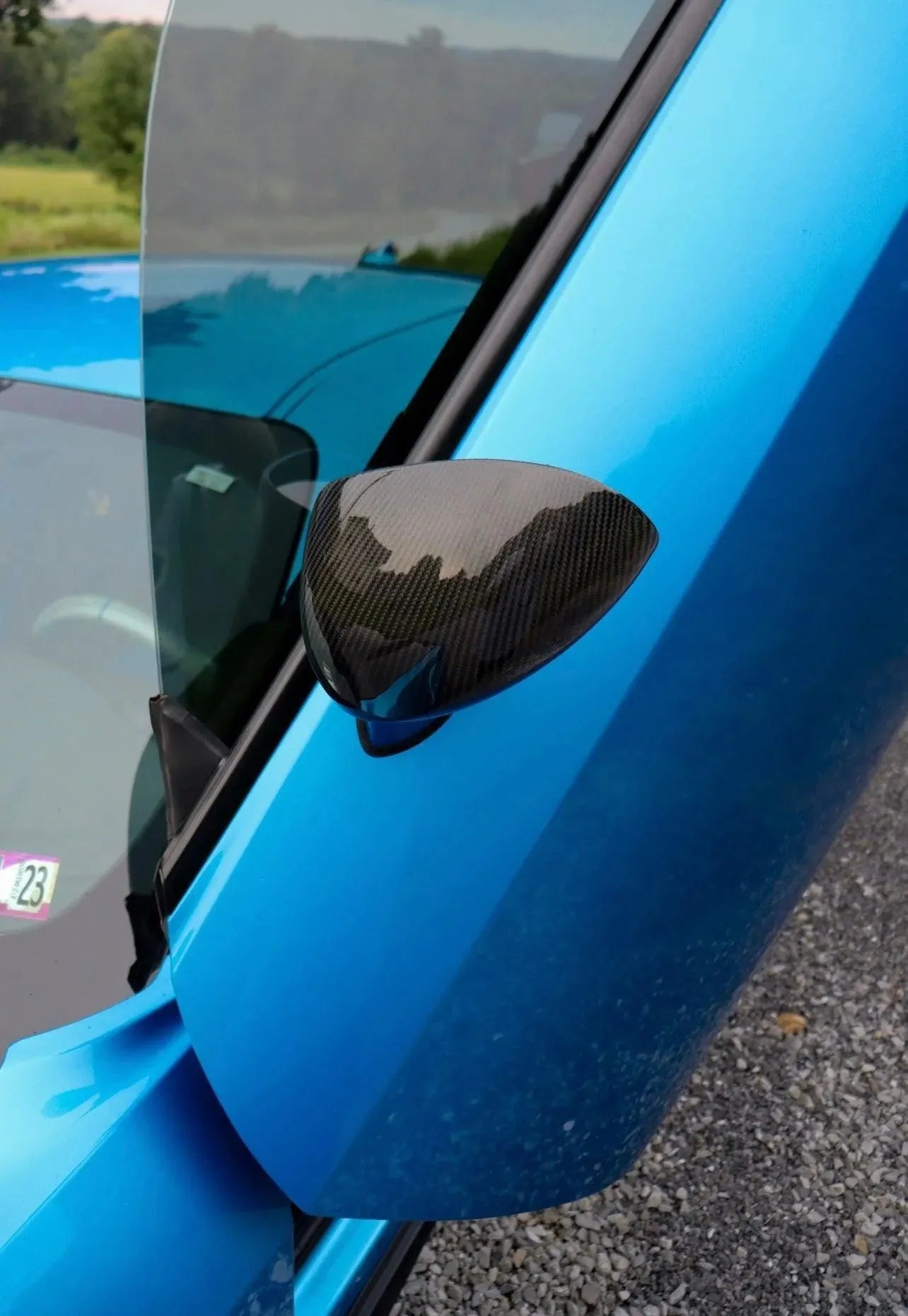 2008-2024 Dodge Challenger Carbon Fiber Mirror Covers