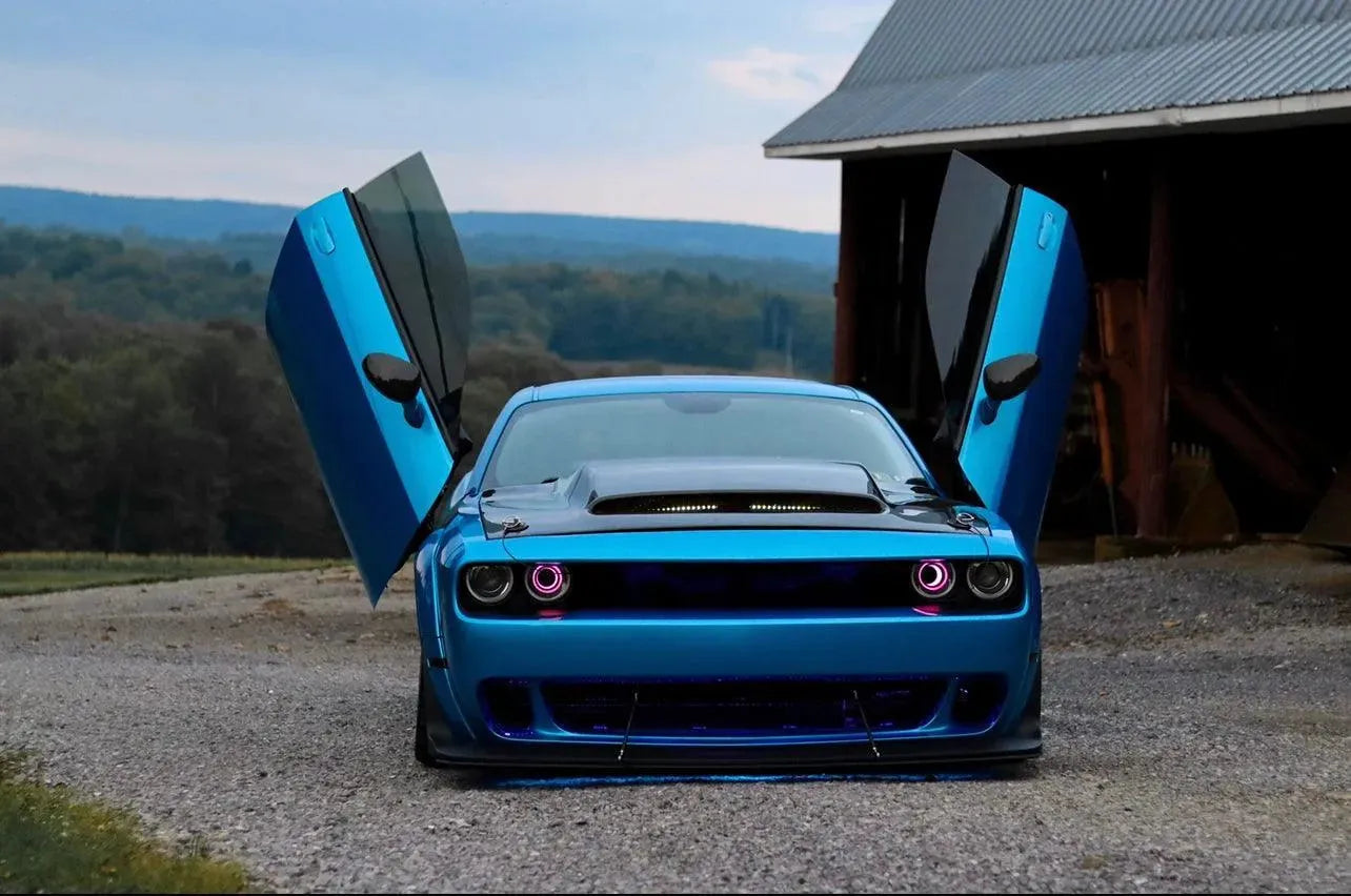 2008-2024 Dodge Challenger Carbon Fiber Mirror Covers