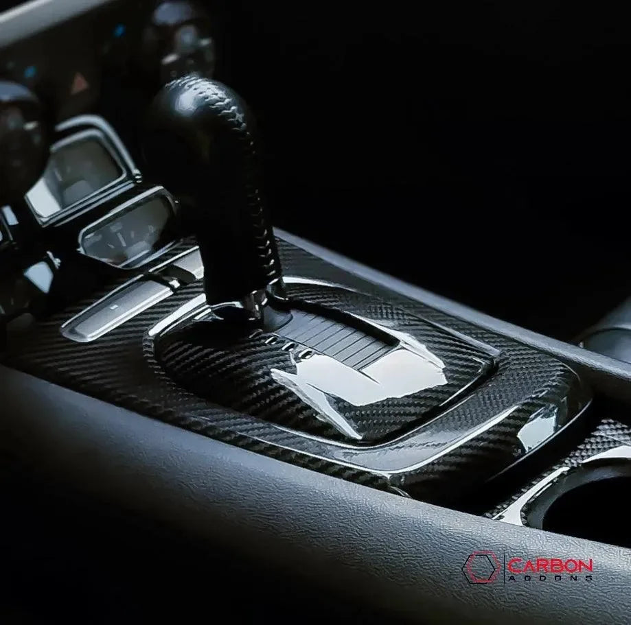 2010-2015 Chevy Camaro Carbon Fiber Interior Gear Shift Trim Cover