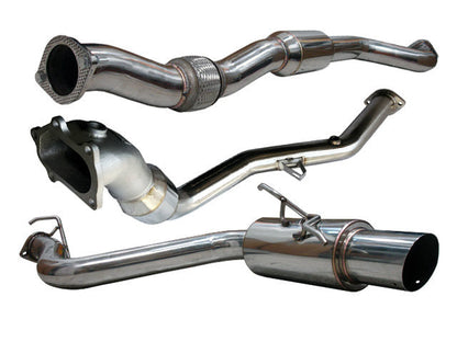 Tsudo 08-12 Impreza WRX / STI Wagon S2 JDM Catback + Hi-Flow Catalytic Downpipe Exhaust
