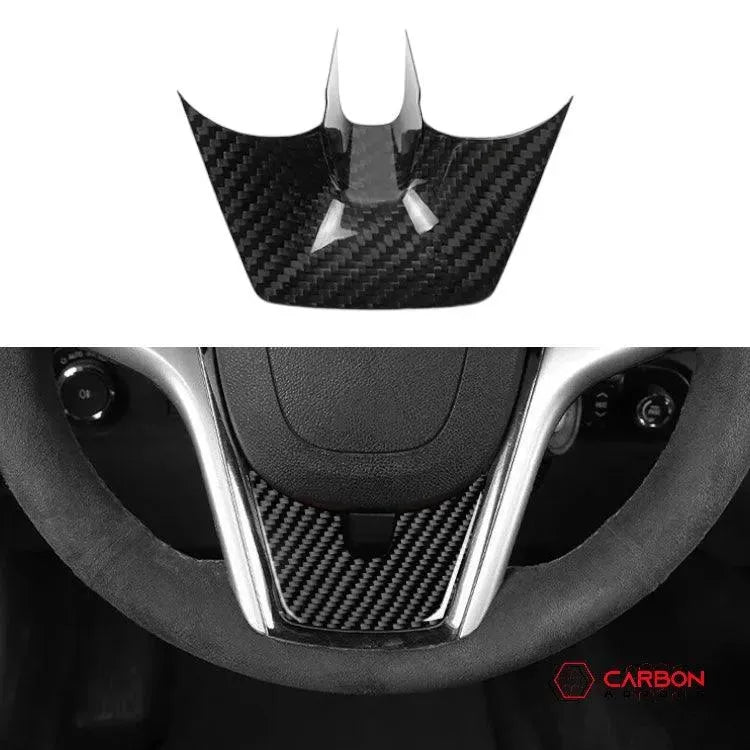 2012-2015 Chevy Camaro Carbon Fiber Lower Steering Wheel Trim Cover