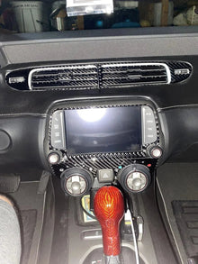 2013-2015 Chevy Camaro Carbon Fiber AC Vent & Radio Switch Trim Overlay