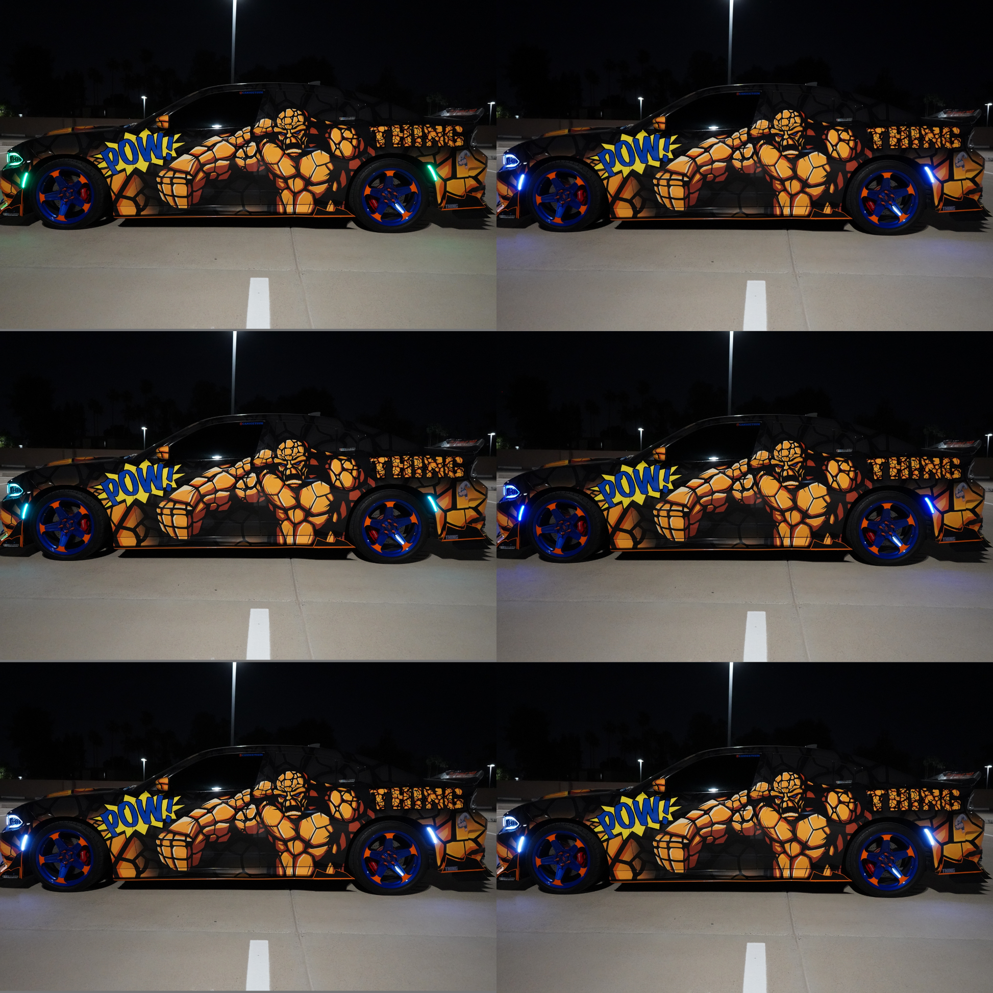 2015-2023 Dodge Charger Flow Series Side Markers (4pc)