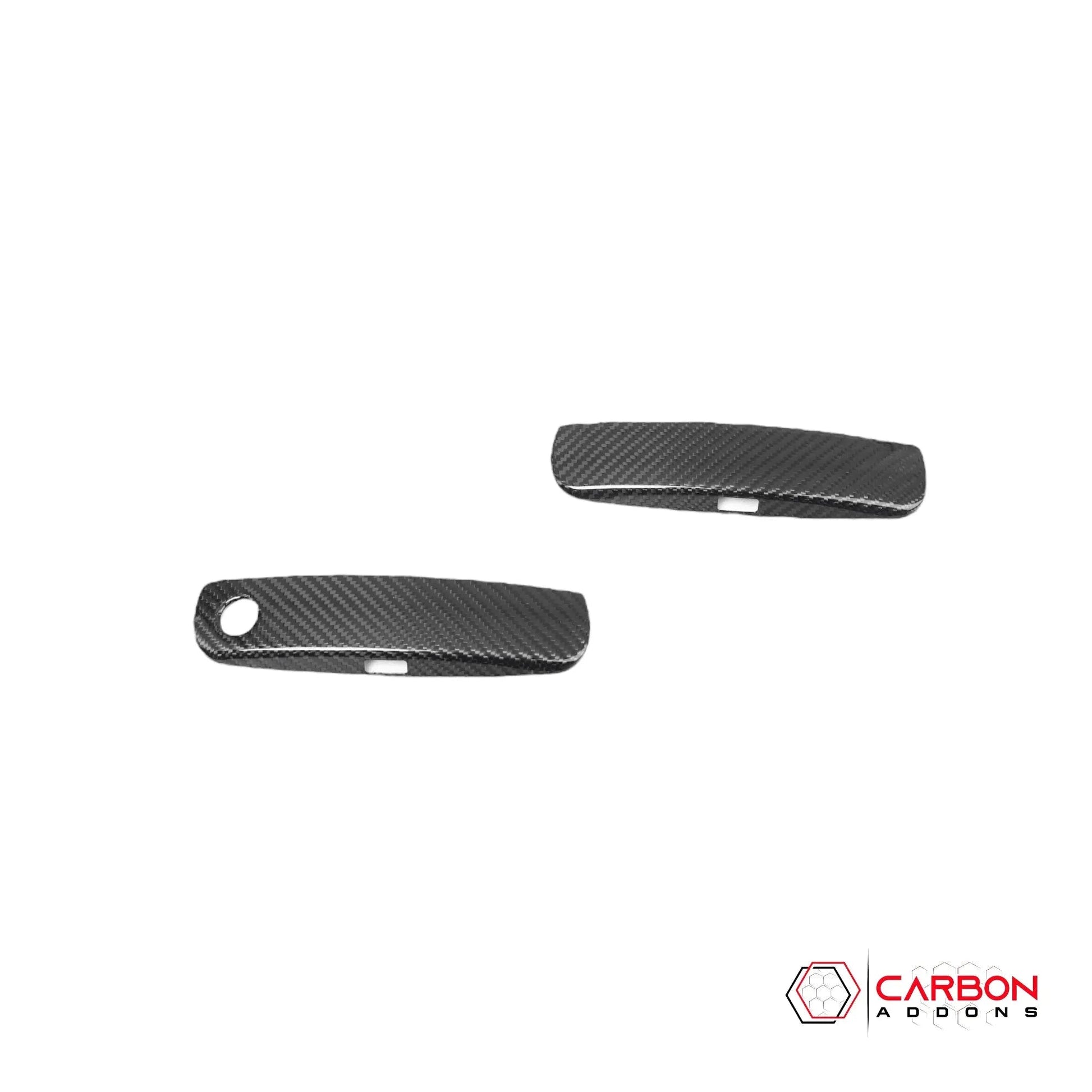 2012-2024 Dodge Challenger Real Carbon Fiber Exterior Door Handle Covers