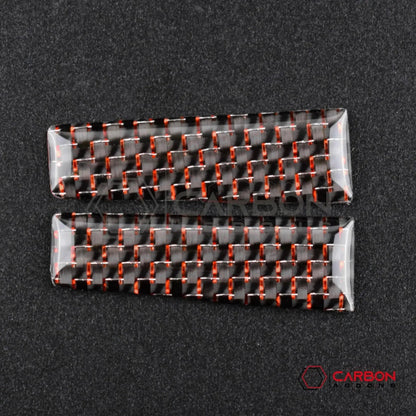Carbon Fiber Shift Knob Side Trim Overlay for 2015–2023 Ford Mustang