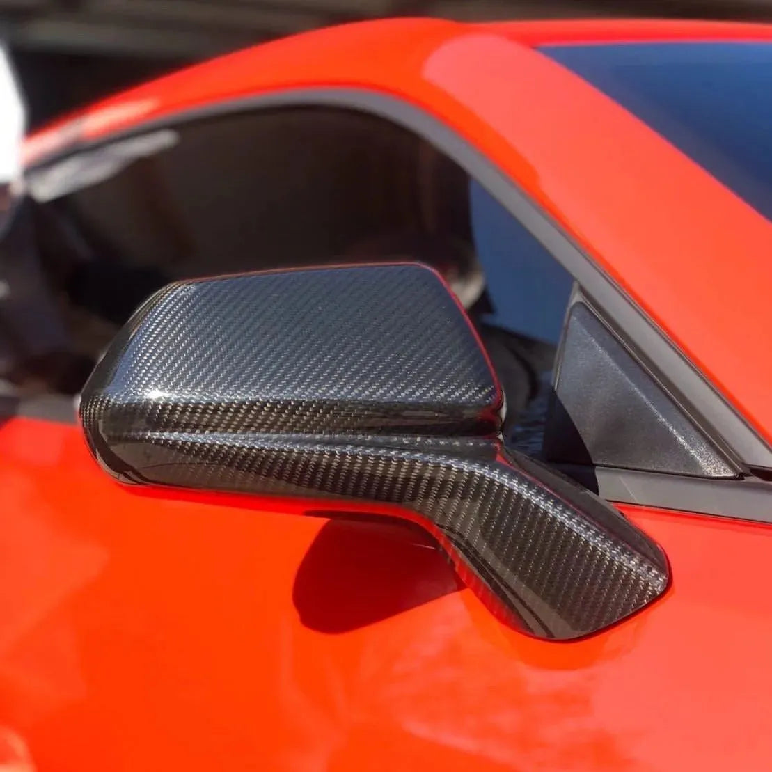 2016-2024 Camaro Carbon Fiber Mirror Covers