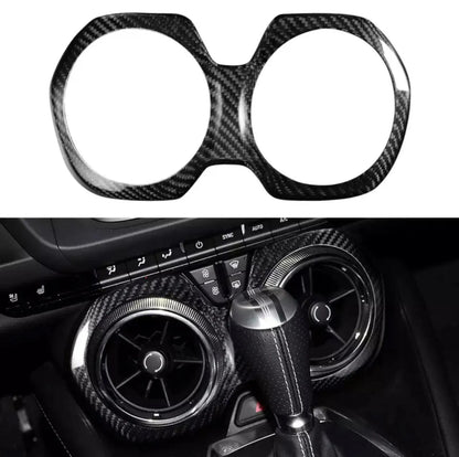 2016-2024 Camaro Real Carbon Fiber Center Console AC Vent Trim Cover