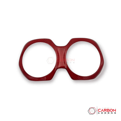 2016-2024 Camaro Real Carbon Fiber Center Console AC Vent Trim Cover