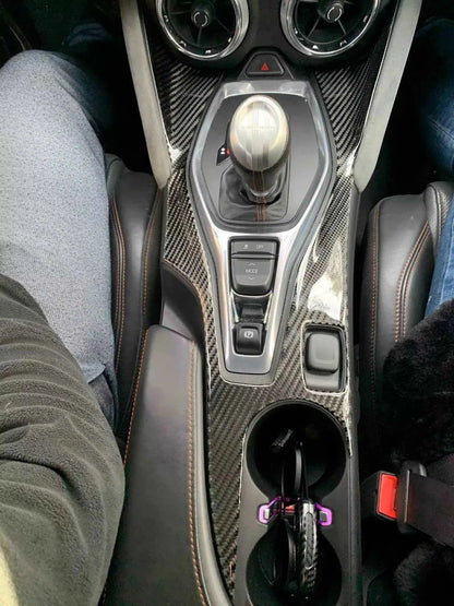 2016-2024 Camaro Real Carbon Fiber Center Console Overlay