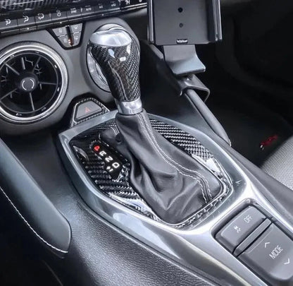 2016-2024 Camaro Real Carbon Fiber Gear Shift Trim Overlay