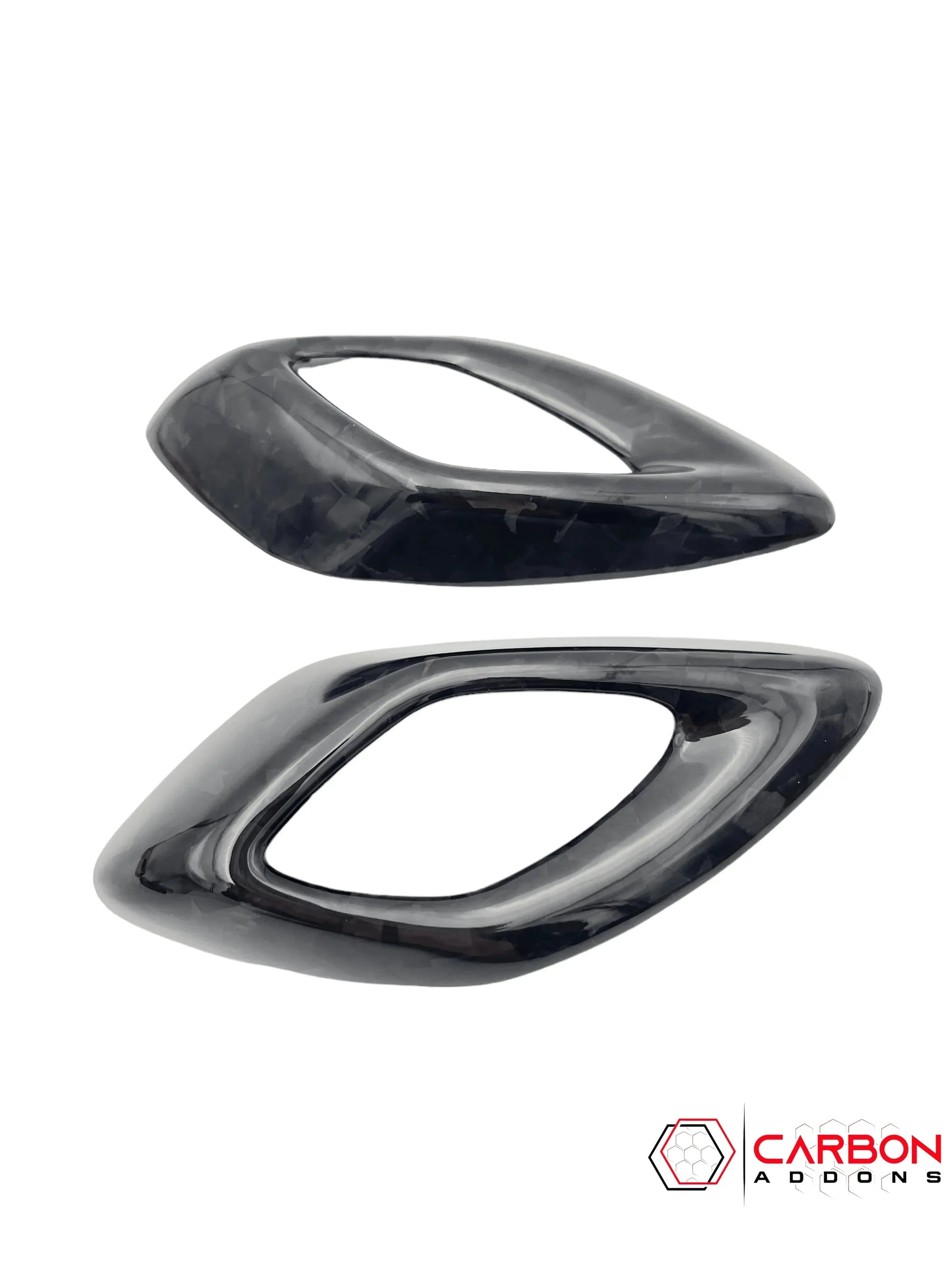 2016-2024 Camaro Real Carbon Fiber Interior Door Handle Chrome Delete Cover
