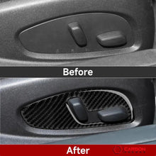 2016-2024 Chevrolet Camaro Real Carbon Fiber Seat Adjuster Button Trim Overlay
