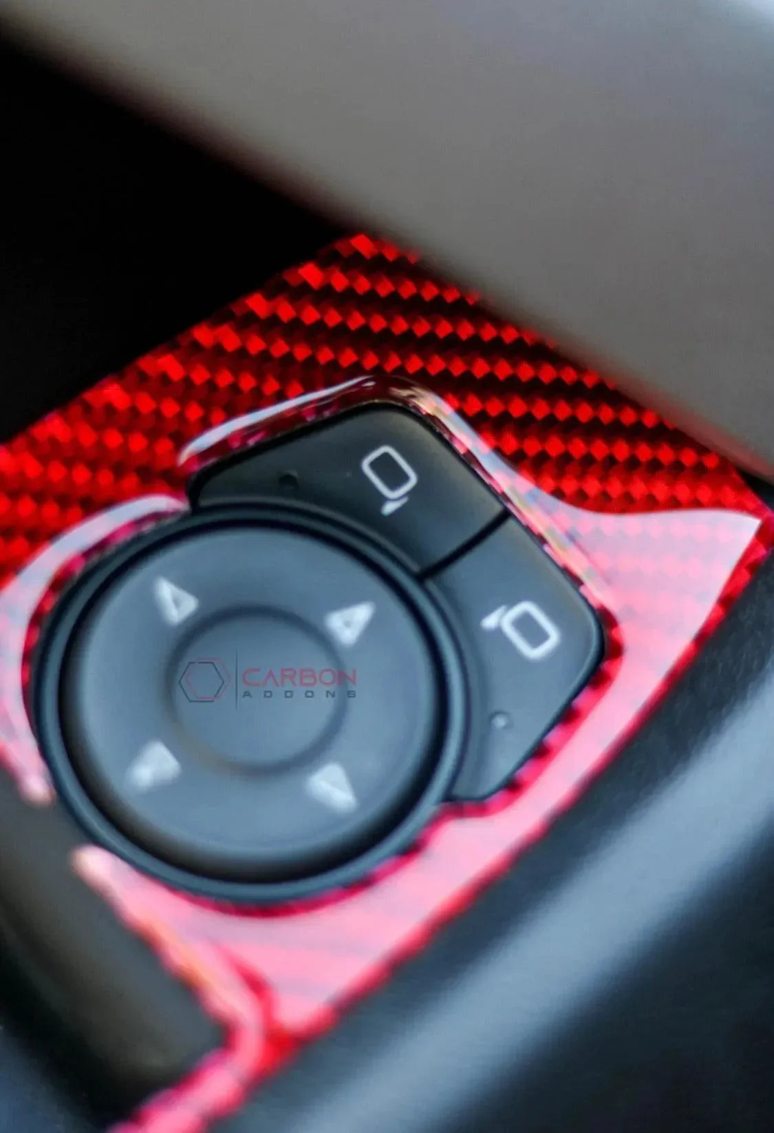 2016-2024 Chevrolet Camaro Window Switch Trim Carbon Fiber Overlay 