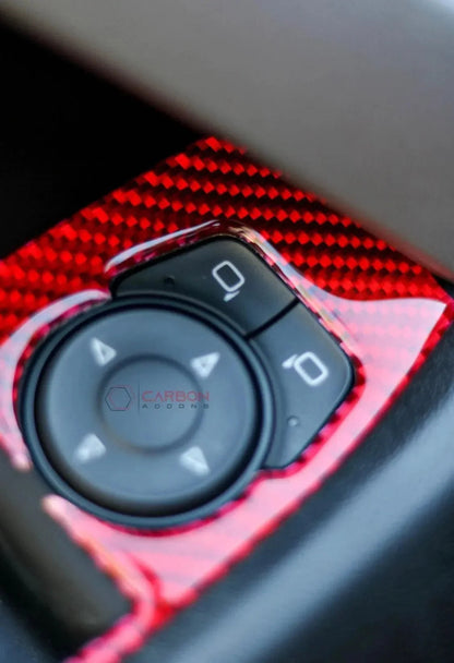 2016-2024 Chevrolet Camaro Window Switch Trim Carbon Fiber Overlay 