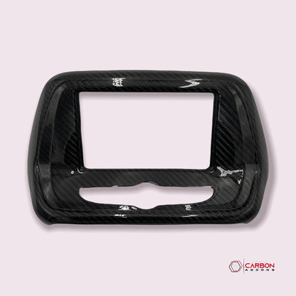 2016-2024 Chevy Camaro Carbon Fiber Infotainment Radio Screen Trim Cover