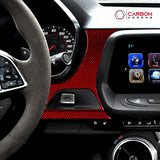 2016-2024 Chevy Camaro Real Carbon Fiber Driver Side Dash Overlay