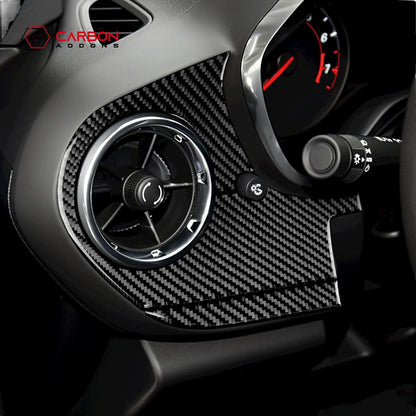 2016-2024 Chevy Camaro Real Carbon Fiber Driver Side Dash Overlay