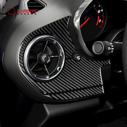2016-2024 Chevy Camaro Real Carbon Fiber Driver Side Dash Overlay