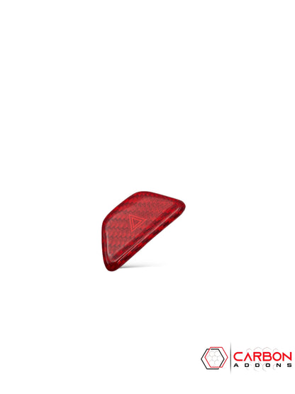 2016-2024 Chevy Camaro Real Carbon Fiber Interior Hazard Button Cover