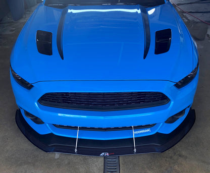 Ford Mustang S550 Carbon Fiber Front Wind Splitter 2015-2017
