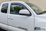 2016-Up Toyota Tacoma Extended Cab Window Visors Wind Deflectors Rain Guards