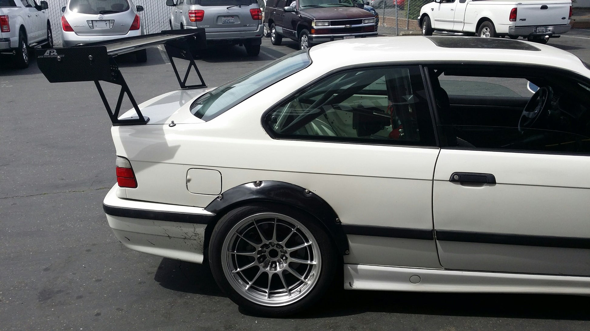 BMW E36 Coupe GT250 Carbon Fiber Adjustable Wing
