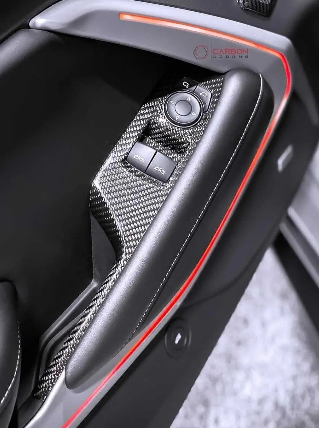 2016–2024 Camaro Real Carbon Fiber Window Switch Covers