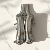 BMW N63R/N63B Catless Race Downpipes - M550i, 750i, M850i, X5, X6, X7