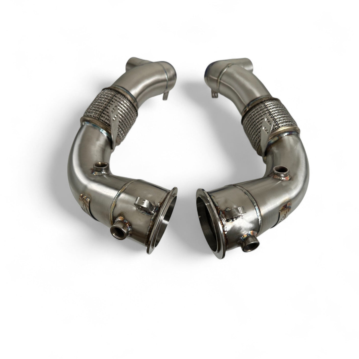 BMW N63R/N63B Catless Race Downpipes - M550i, 750i, M850i, X5, X6, X7