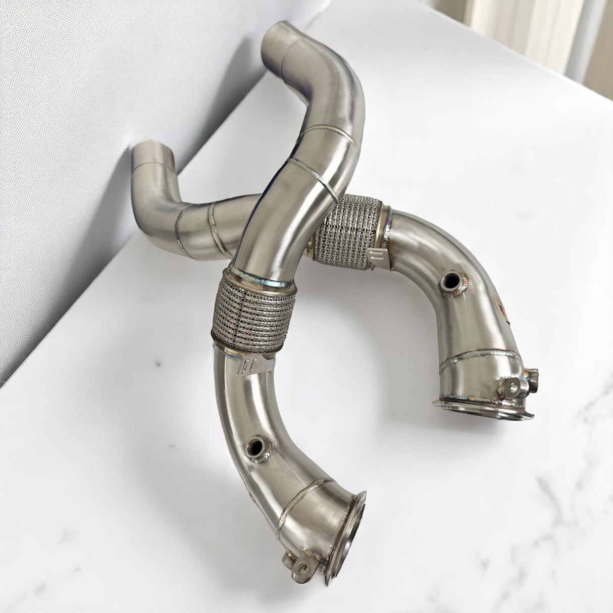 BMW N63R/N63B Catless Race Downpipes - M550i, 750i, M850i, X5, X6, X7