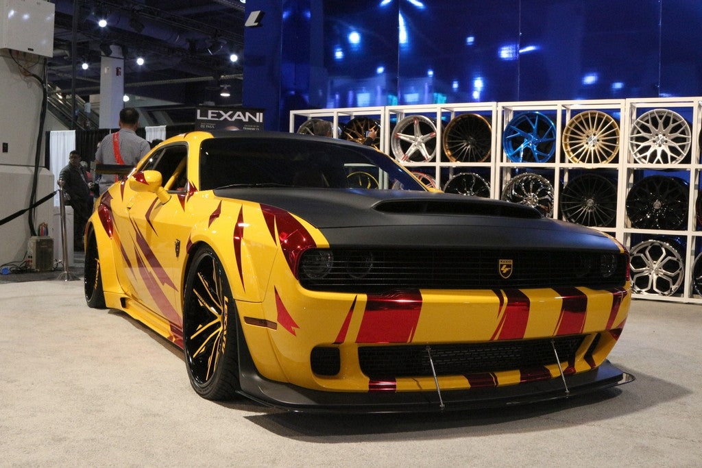 Dodge Challenger Demon/ Hellcat Widebody Carbon Fiber Front Wind Splitter 2018 - 2023