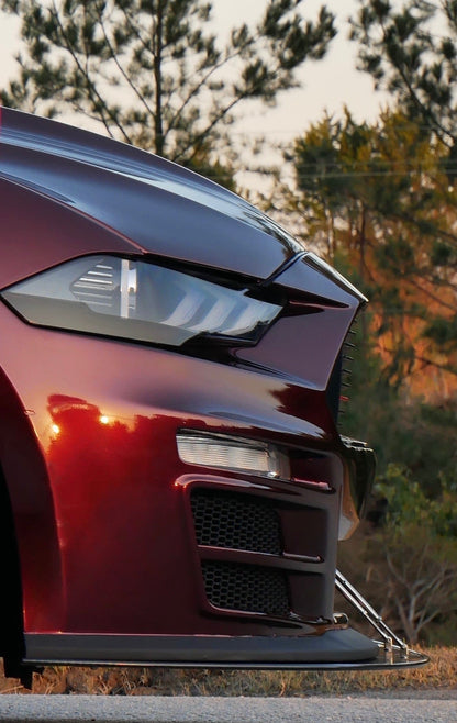 APR Ford Mustang S550 Carbon Fiber Front Wind Splitter 2018-2023