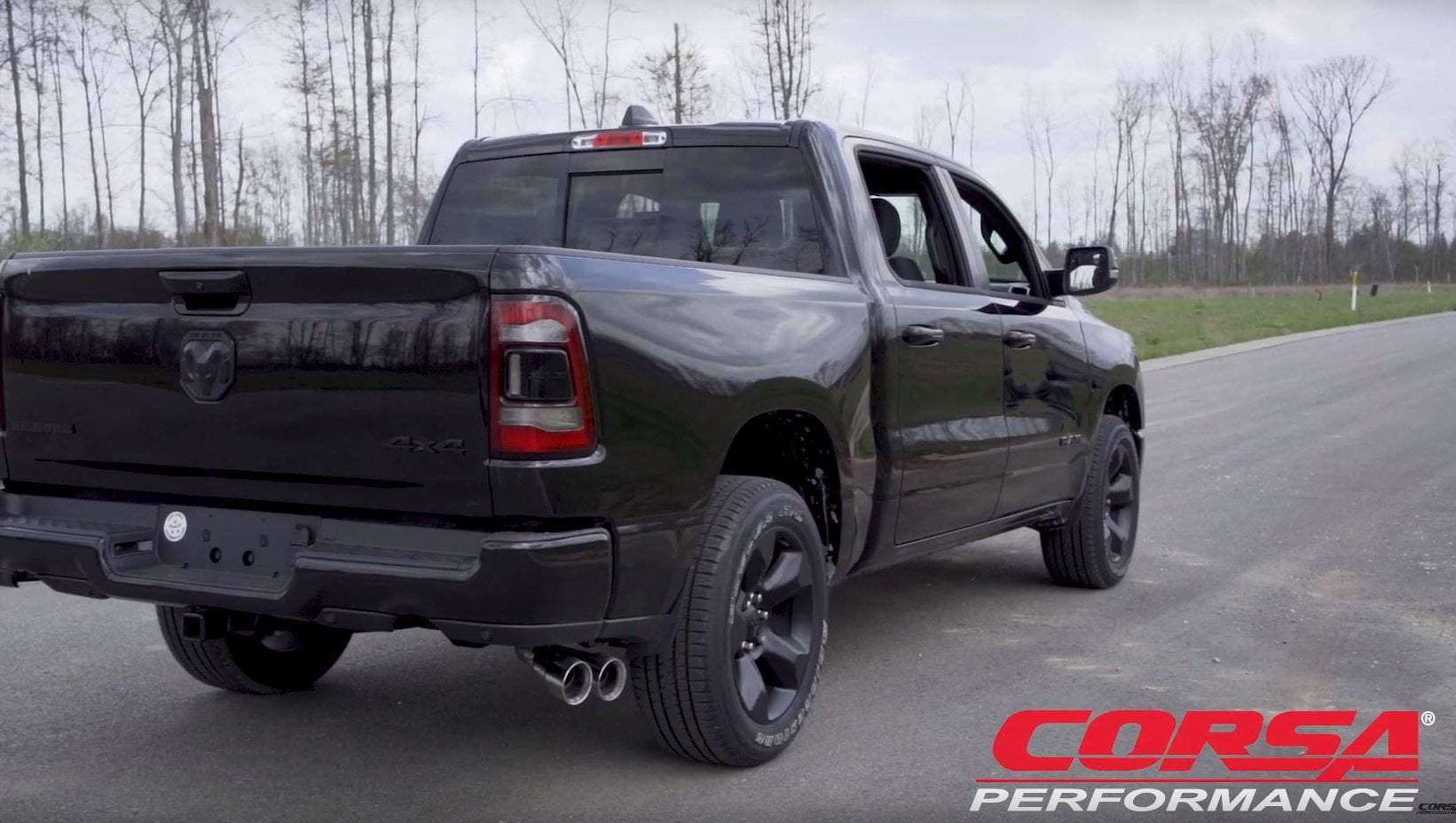 Sport / 3.0 in Cat-Back SSE 4.0 in Twin Tips | 2019-2024 RAM 1500 5.7L 140, 144, 153WB (21036)