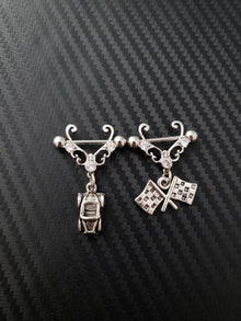 Car Part Nipple Rings