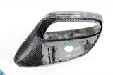 2019+ Porsche Taycan Genuine Dry Carbon Fiber Mirror Covers | FYBR Aerodynamics