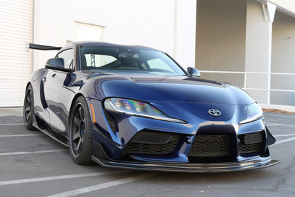 Toyota Supra A90/91 Carbon Fiber Front Bumper Canards 2020-2023