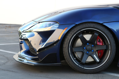 Toyota Supra A90/91 Carbon Fiber Front Bumper Canards 2020-2023