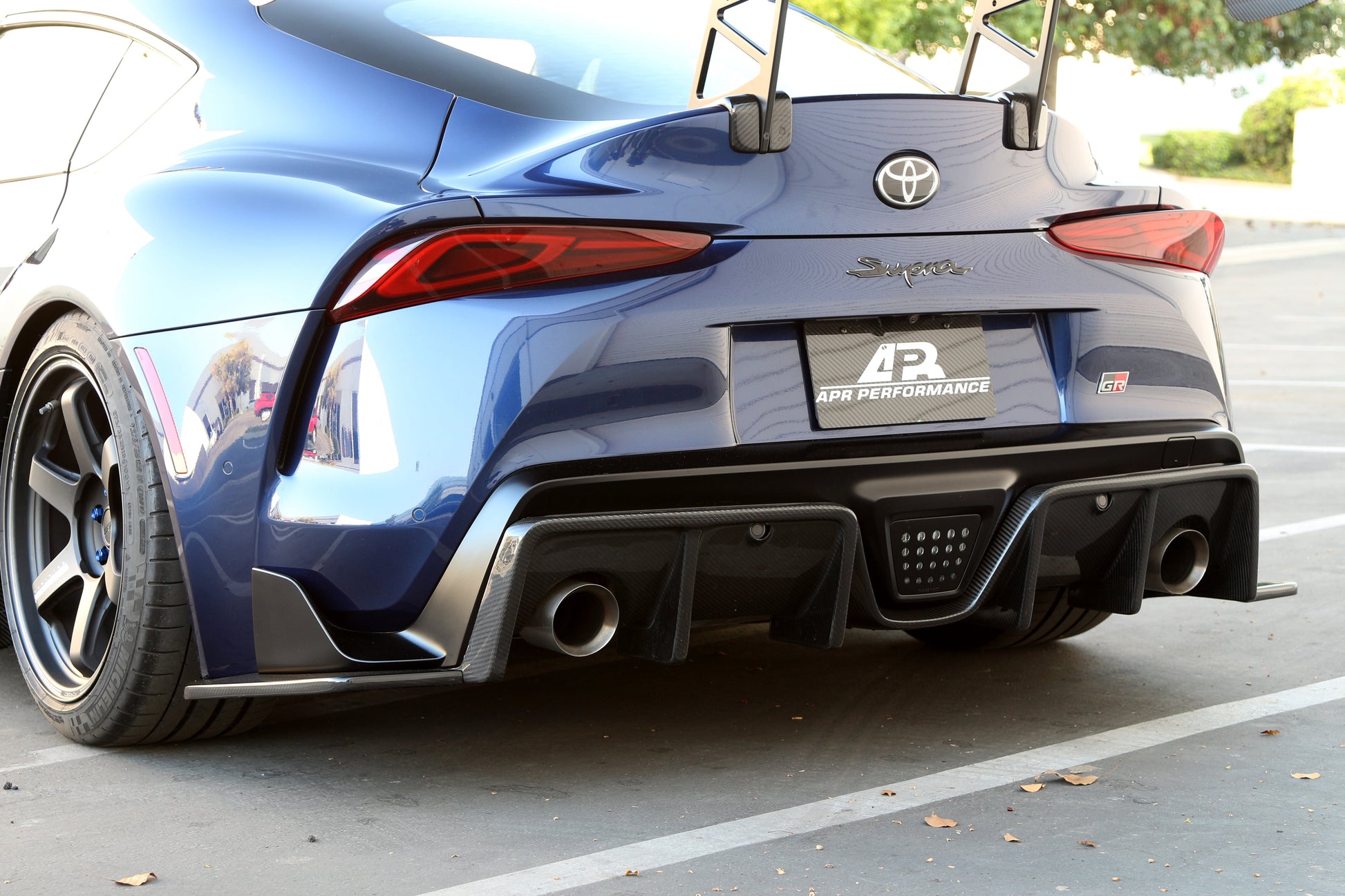 Carbon Fiber Toyota Supra A90/91 Rear Bumper Skirts 2020-2023