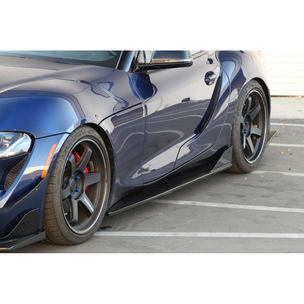 APR Performance Carbon Fiber Side Rocker Extensions/ Side Skirt Toyota Supra A90 | 91 2020-2023