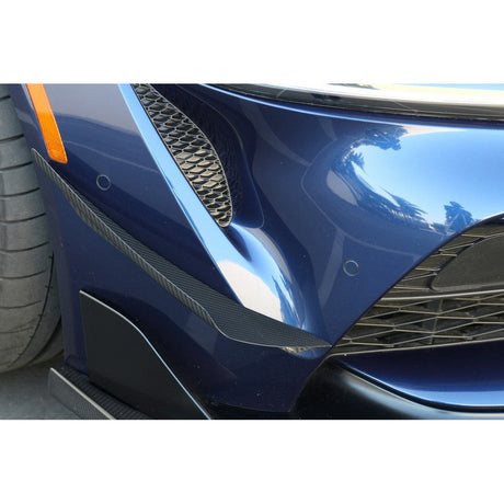 APR Performance Toyota Supra A90/91 Carbon Fiber Front Bumper Canards 2020-2023