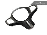 AutoTecknic Carbon Alcantara Steering Wheel Trim - G01 X3 | G02 X4