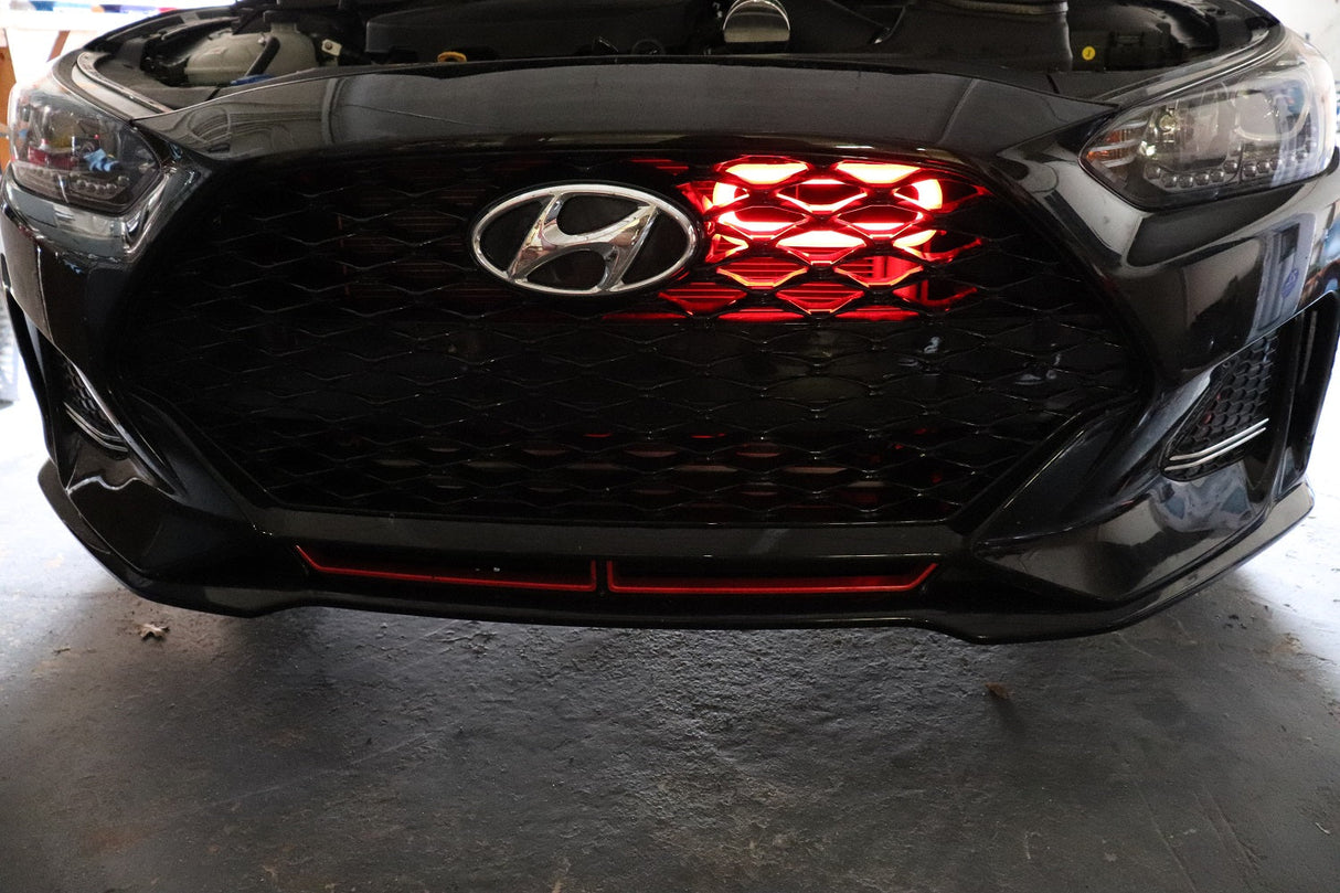 2019+ Hyundai Veloster Turbo/R-spec/Non-Turbo BIG MOUTH "LIT KIT" Ram Air Intake Snorkel