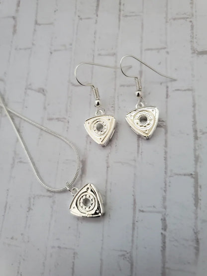 Rotary Engine Dangle Earrings