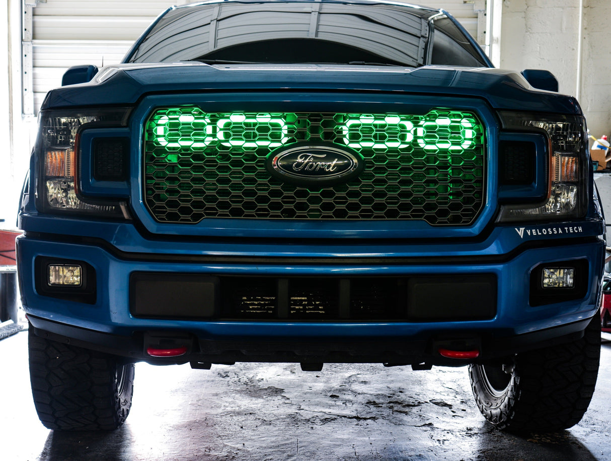 2018-2020 Ford F-150 and 2021-2022 Ford F-150 Raptor Quad BIG MOUTH "LIT KIT" Ram Air Intake Snorkels