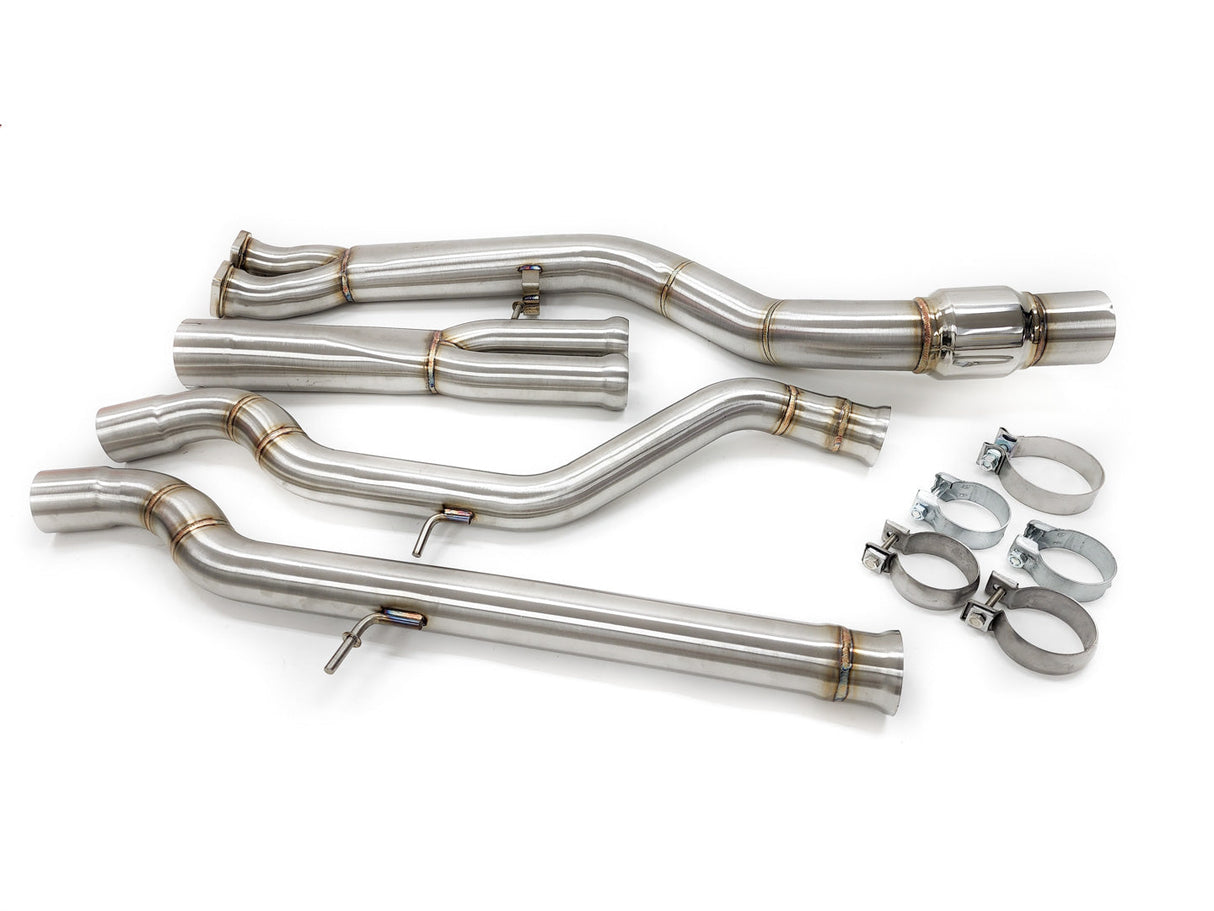ARM Motorsports S55 Midpipe 3.5" RESONATED BMW M3 M4 F80 F82